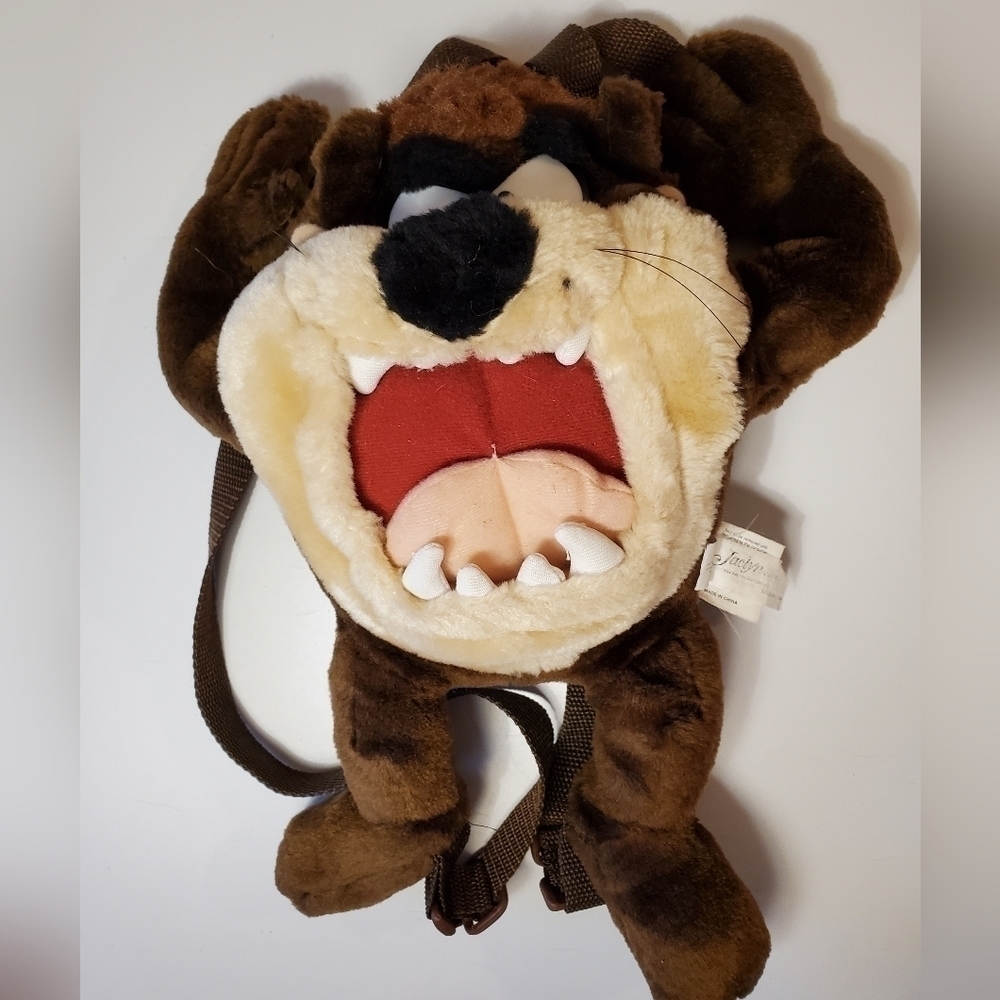 Vintage Looney Tunes Tasmanian Devil Mini Backpack Warner Bros 1997 - Picture 1 of 10